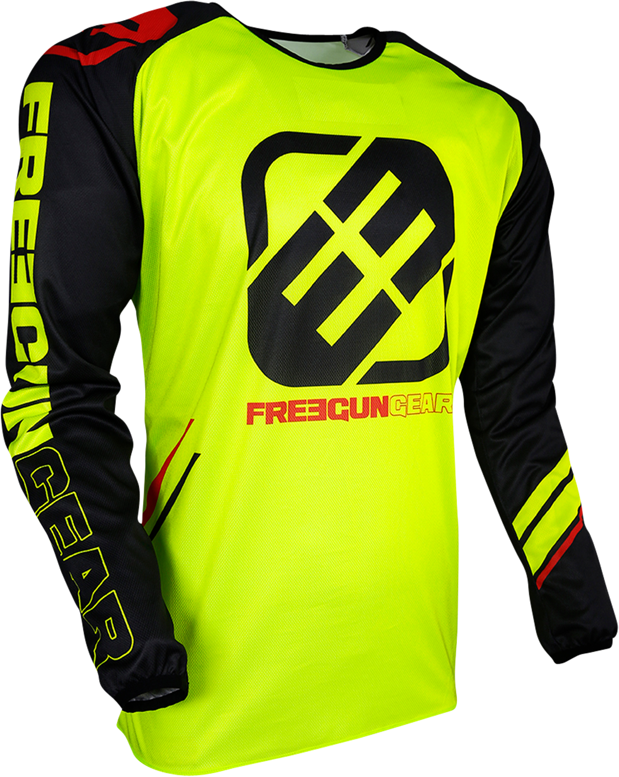 Freegun Maglia Cross  College Giallo Fluo Freegun Maglia Cross  College Giallo Fluo