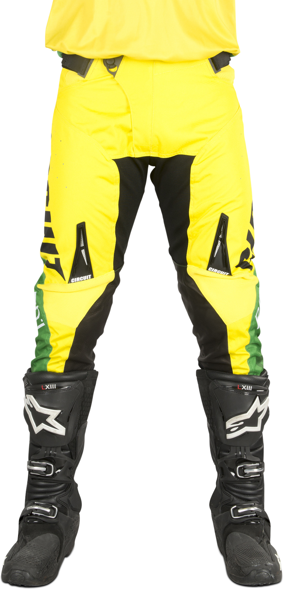 Circuit Pantaloni Cross  Oceano Giallo-Verde Circuit Pantaloni Cross  Oceano Giallo-Verde