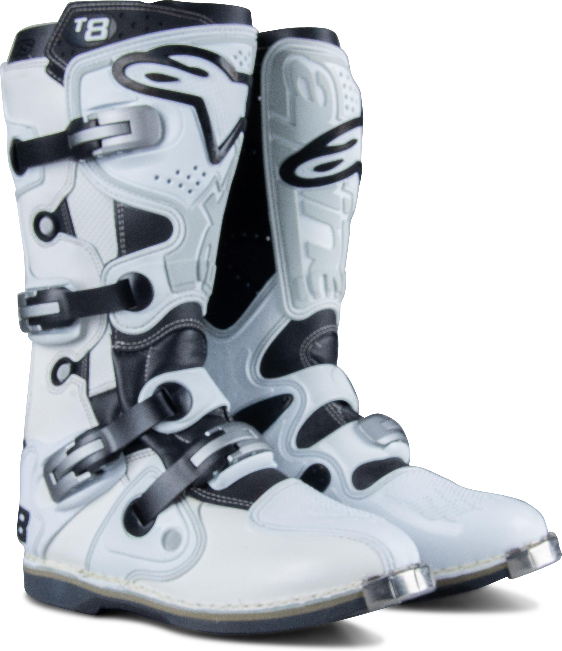 Alpinestars Stivali Cross  Tech 8 Bianchi Alpinestars Stivali Cross  Tech 8 Bianchi