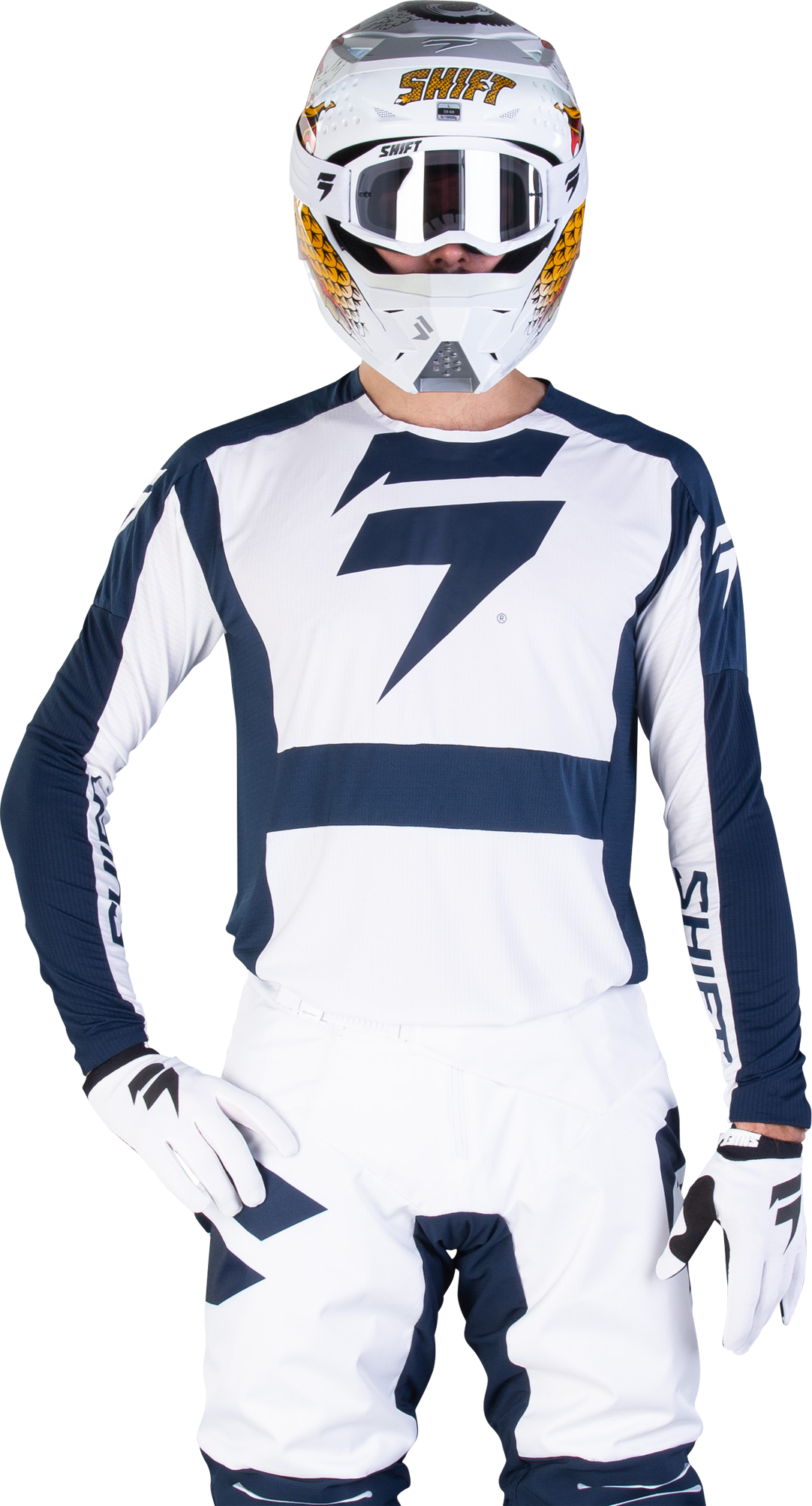 Shift Maglia Cross  3LACK Label Republic Blu Scuro Shift Maglia Cross  3LACK Label Republic Blu Scuro