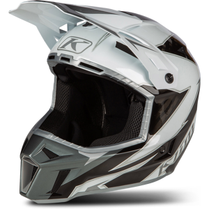 KLIM Casco Cross  F3 Carbon Bianco Fulmine