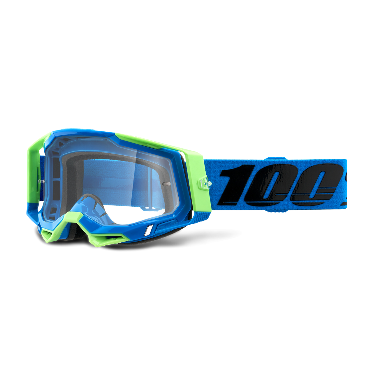 100% Maschera Cross  Racecraft 2 Fremont Blu