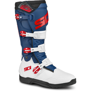 Sidi Stivali Cross  X Power SC Bianco-Blu-Rosso