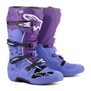 Alpinestars Stivali Cross  Tech 7 Doppia Viola-Bianco