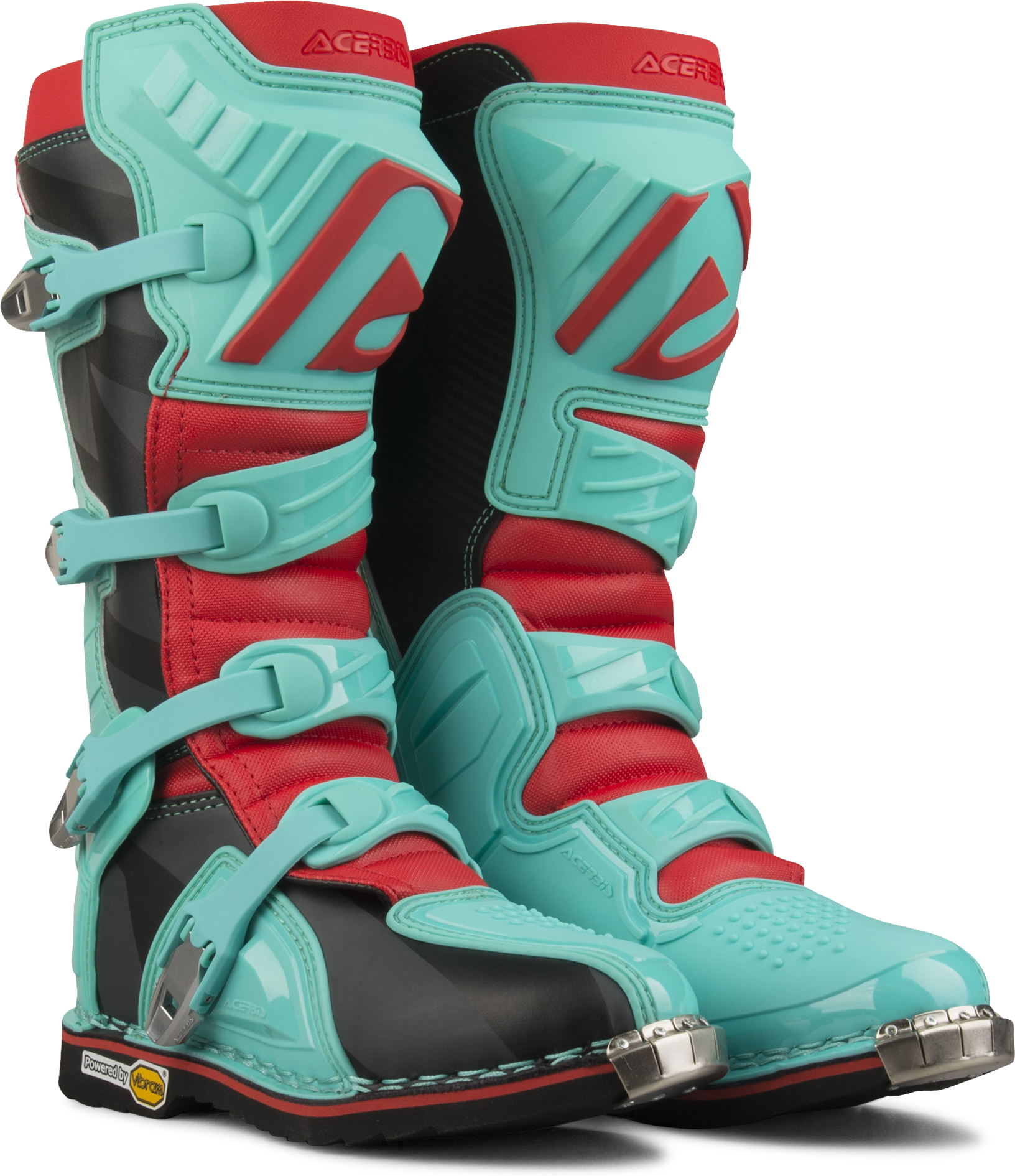 Acerbis Stivali cross  X-PRO V Verde-Rosso Acerbis Stivali cross  X-PRO V Verde-Rosso