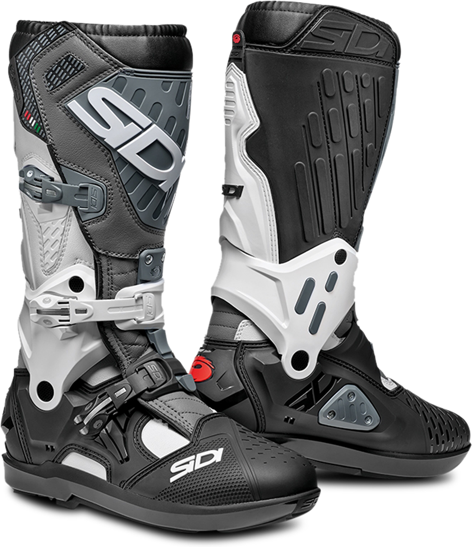 Sidi Stivali Cross  Atojo SRS Bianco-Nero-Grigio