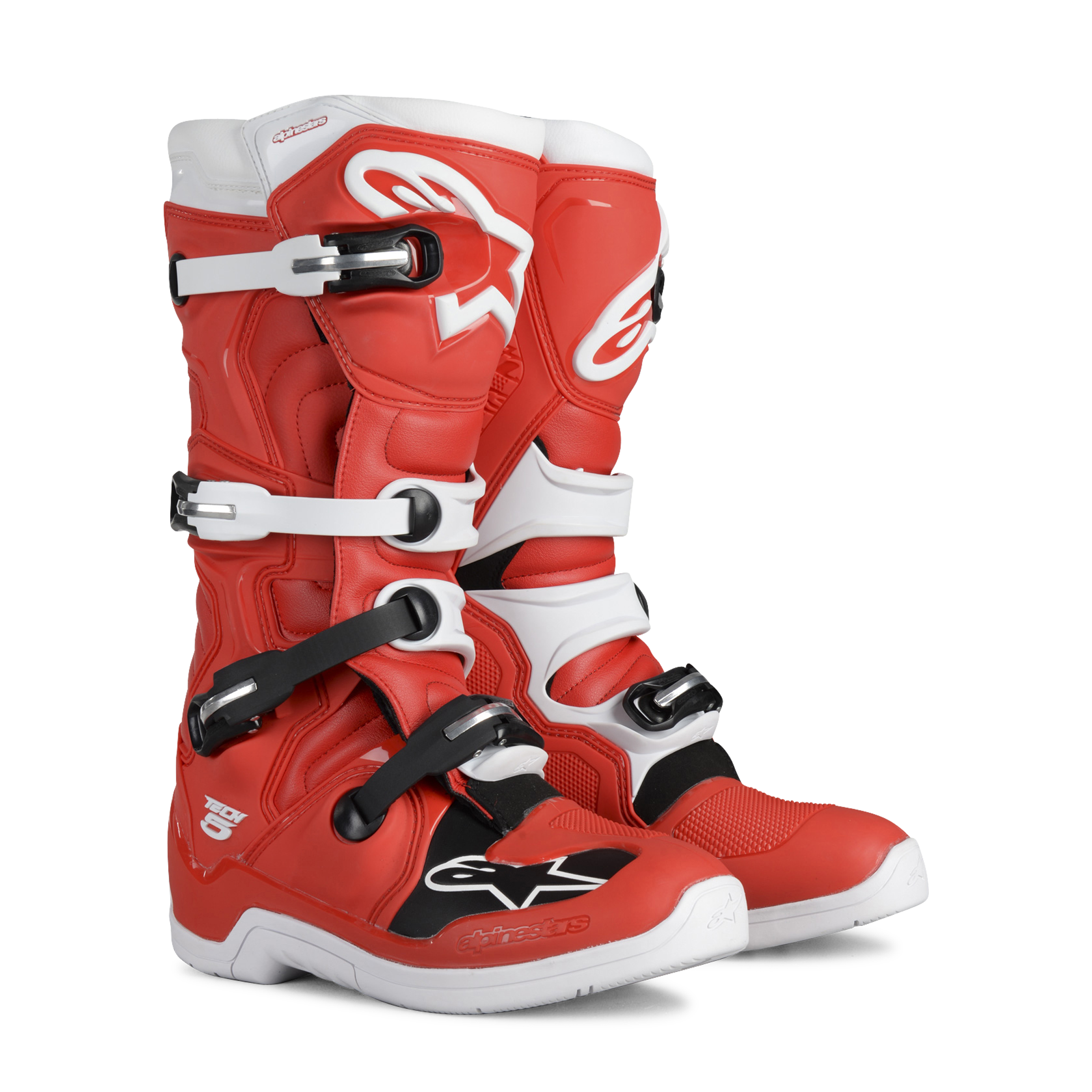 Alpinestars Stivali Cross  Tech 5 Rosso-Bianco