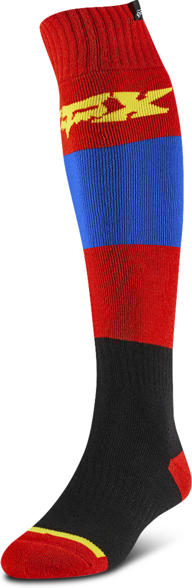 FOX Calze  Racing Linc Fri Thin Blu-Rosso