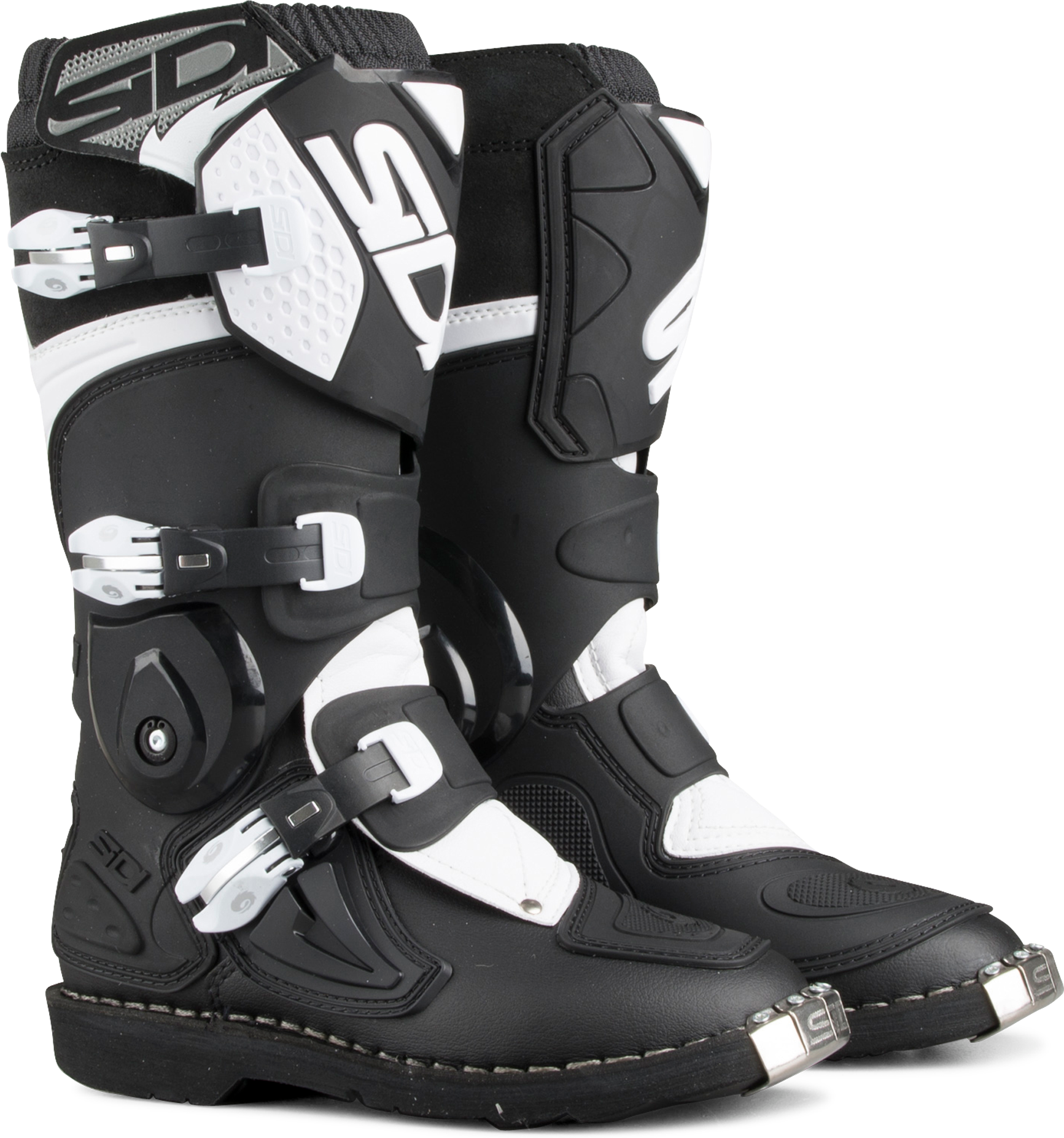 Sidi Stivali Cross Bambino  Flame Nero-Bianco Sidi Stivali Cross Bambino  Flame Nero-Bianco