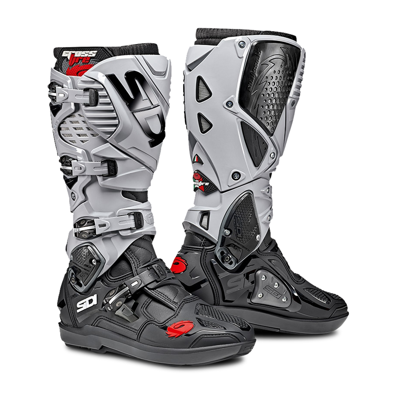 Sidi Stivali Cross  Crossfire 3 SRS Nero-Grigio Sidi Stivali Cross  Crossfire 3 SRS Nero-Grigio