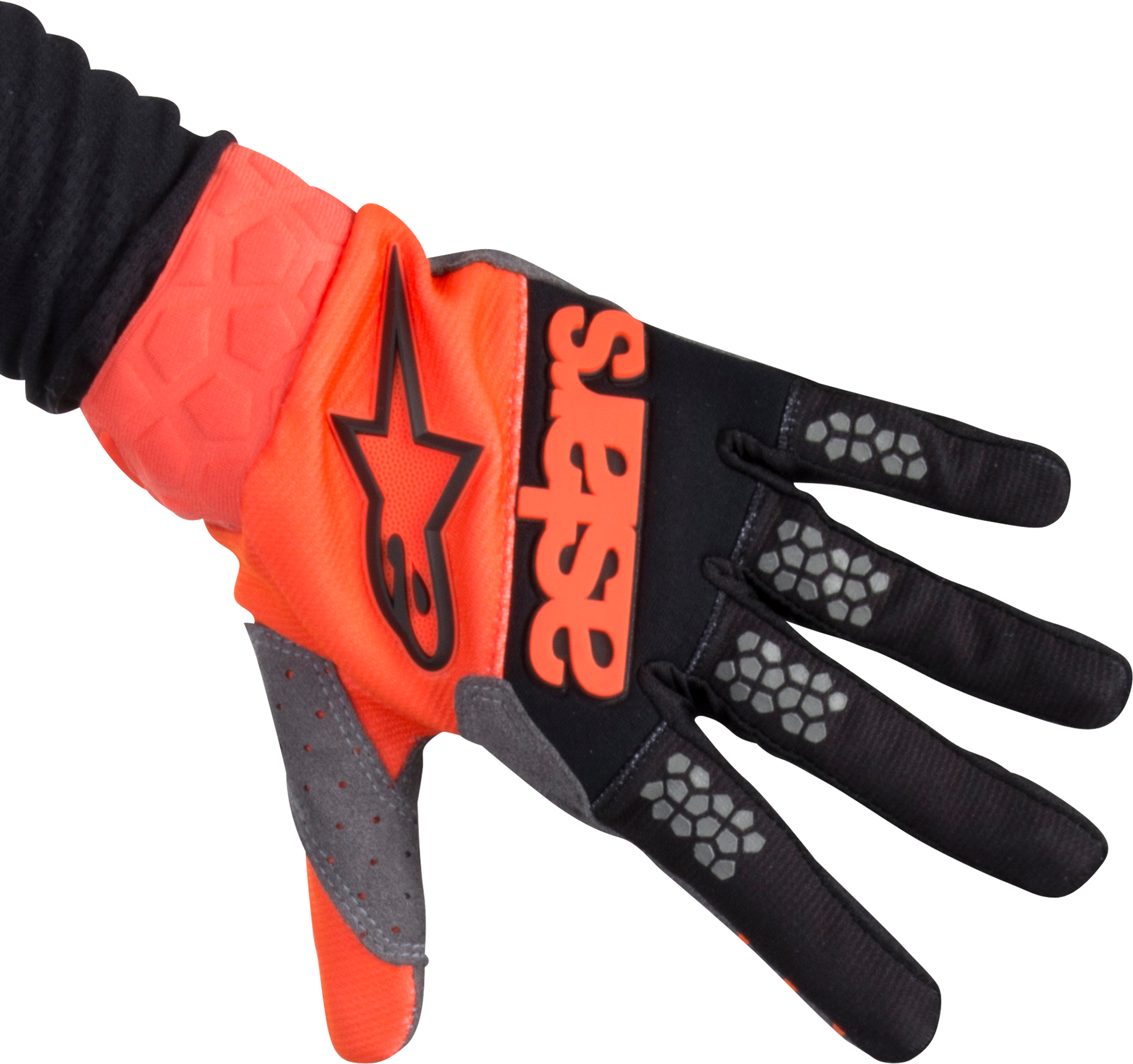 Alpinestars Guanti Cross  Racefend Nero-Arancio Fluo Alpinestars Guanti Cross  Racefend Nero-Arancio Fluo