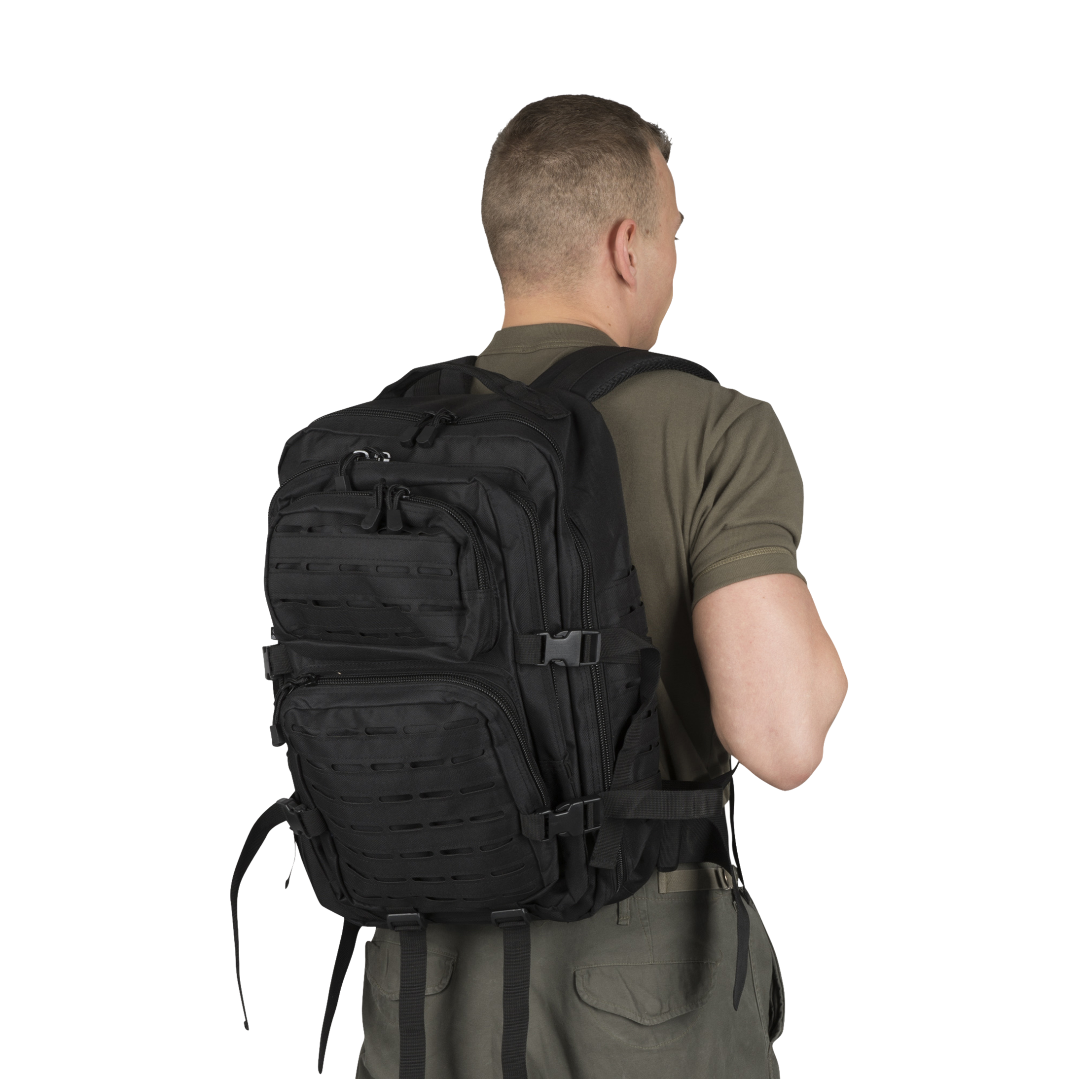 Brandit Zaino  US Cooper Lasercut Large Nero Brandit Zaino  US Cooper Lasercut Large Nero