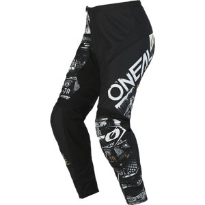 O'Neal Pantaloni Cross Bambino  Element Attack V.23 Nero-Bianco