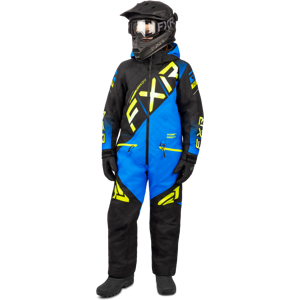 FXR Tuta Bambino  CX Nero-Blu-Fluo