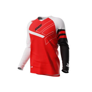 Shot Race Gear Maglia Cross Bambino Shot Draw Rush Rossa