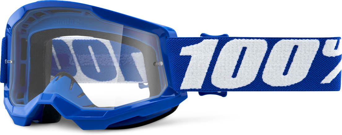 100% Maschera Cross Bambino  Strata 2 Blu 100% Maschera Cross Bambino  Strata 2 Blu