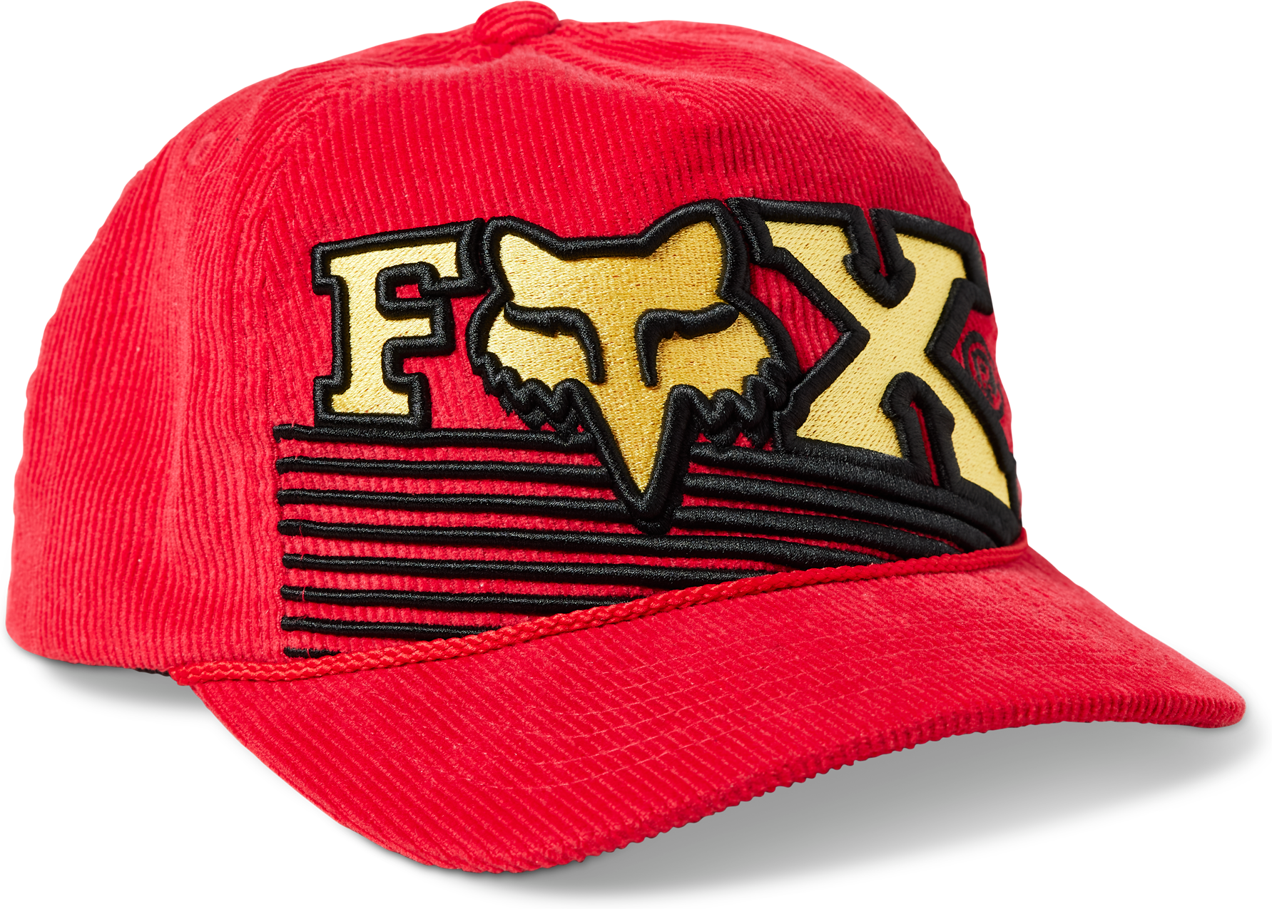 FOX Cappellino  Racing Burm Snapback Rosso Fiamma