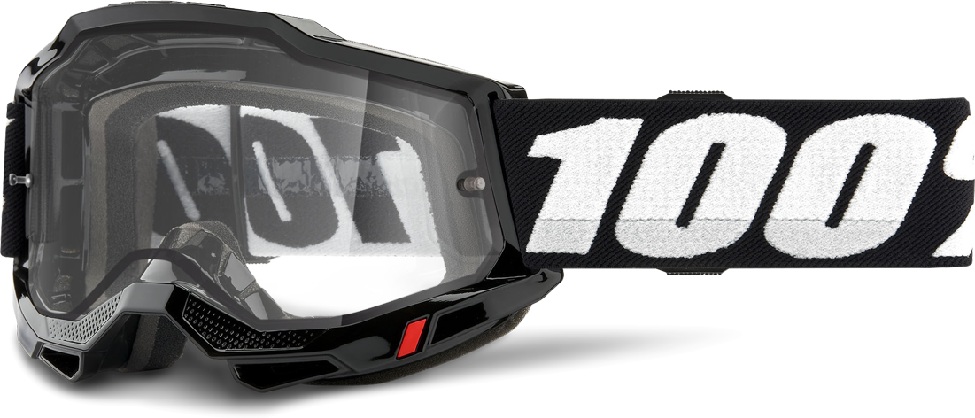 100% Maschera Cross  Accuri 2 Enduro Moto Nera