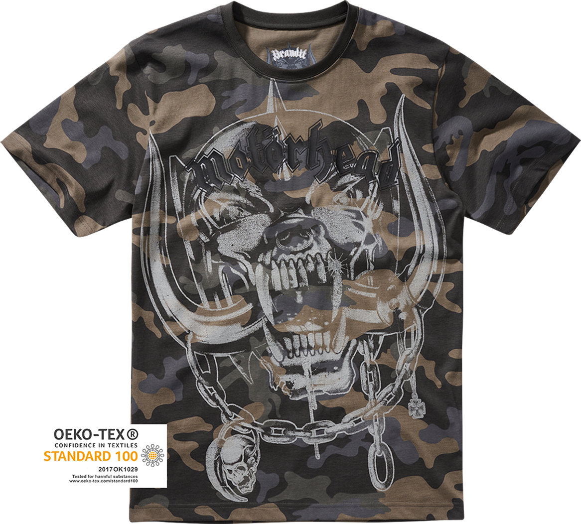 Brandit T-Shirt  Motörhead Warpig Camo Scuro