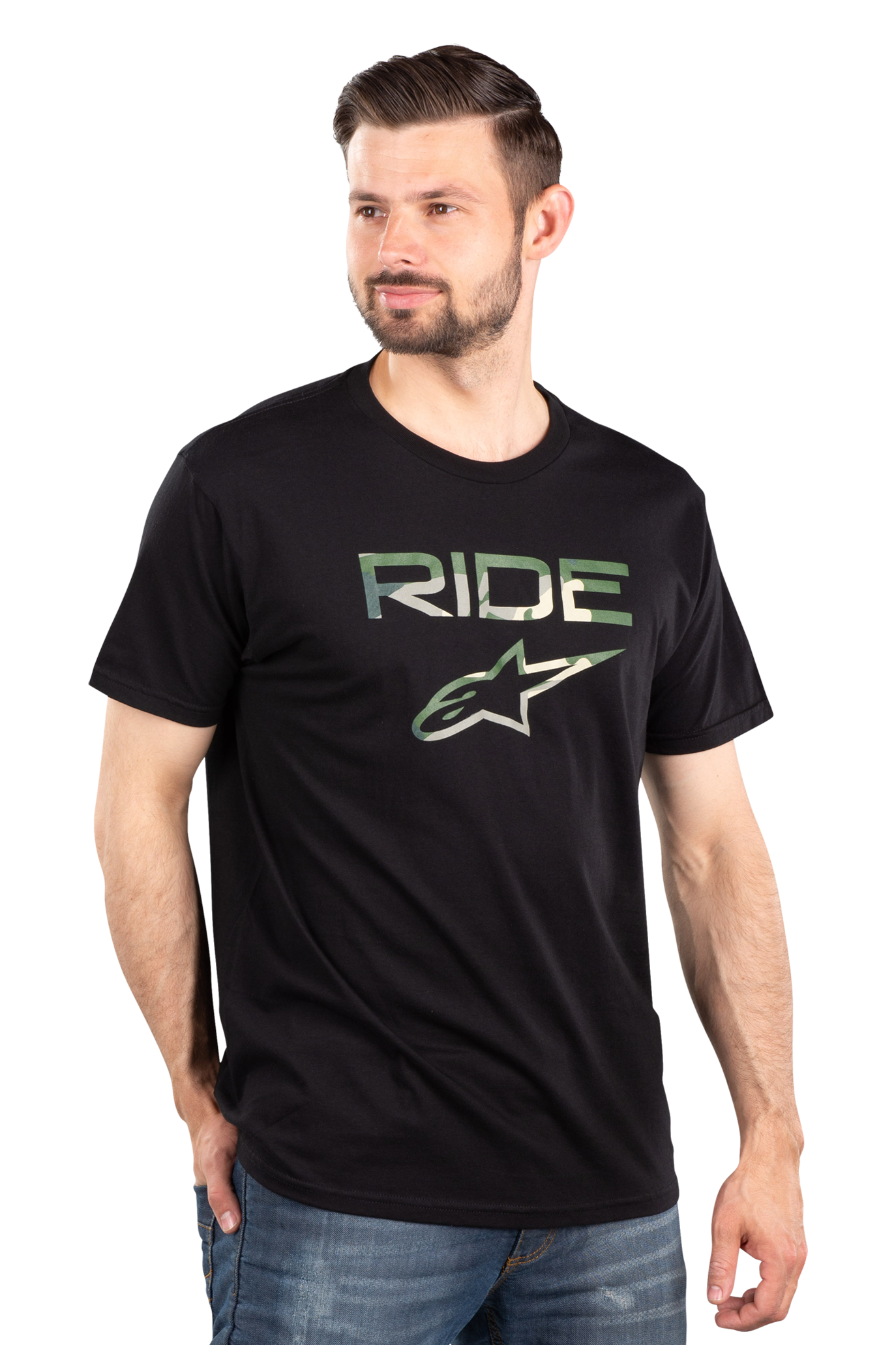 Alpinestars T-Shirt  Ride 2.0 Camo Nera