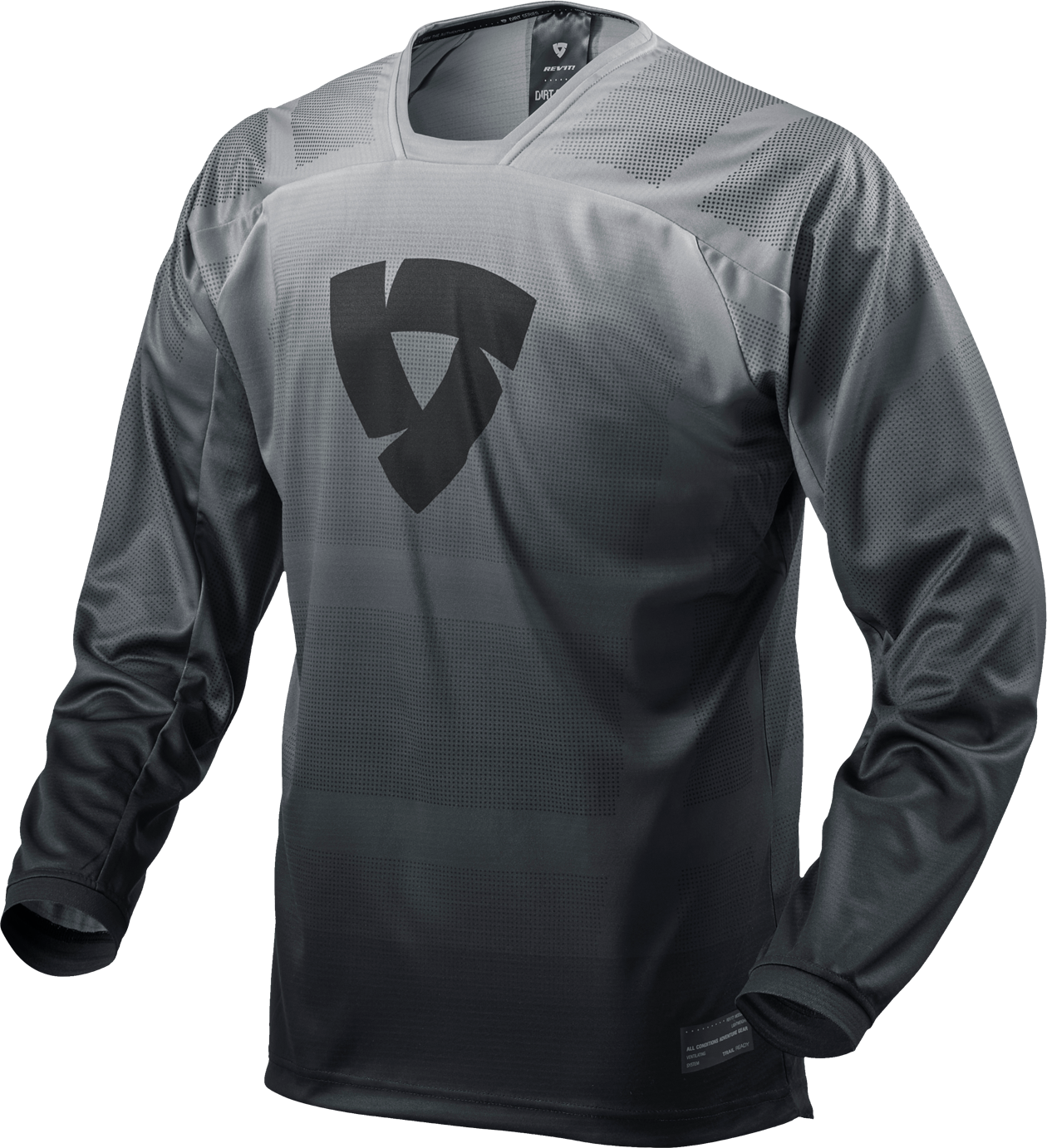 REV'IT! Maglia  Scramble Nero-Bianco REV'IT! Maglia  Scramble Nero-Bianco