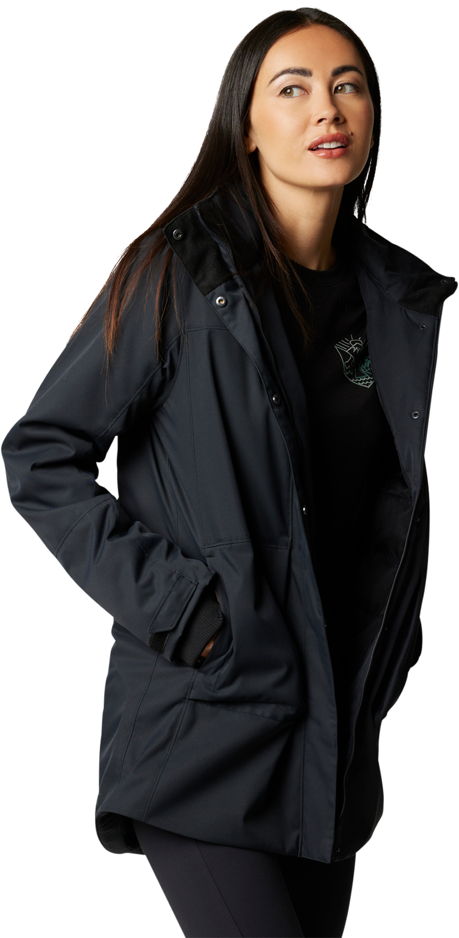 FOX Giacca Parka Donna  Polarizing Parka Nera