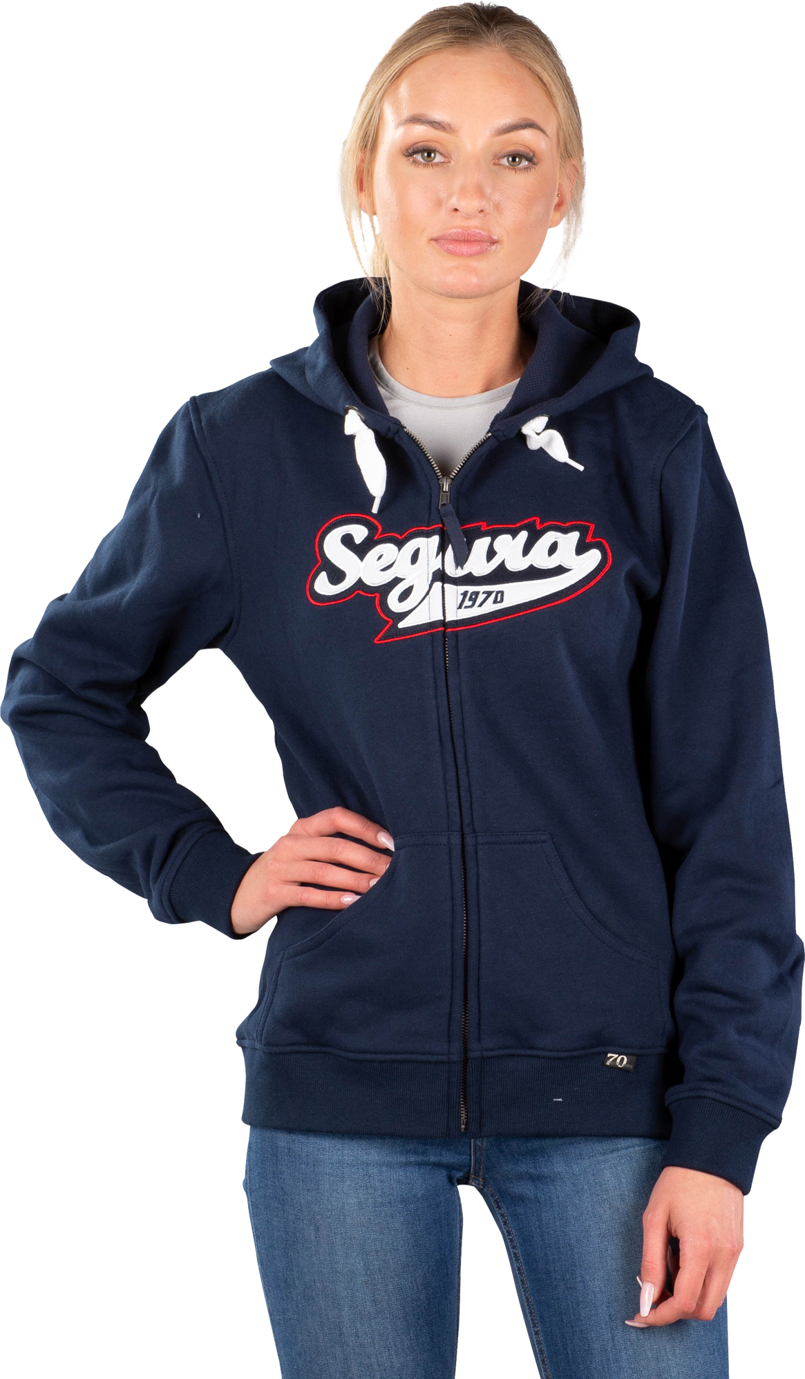 Segura Felpa Donna  Sweat Blu Segura Felpa Donna  Sweat Blu
