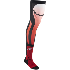 Alpinestars Calze Cross  Knee Brace Rosso-Bianco