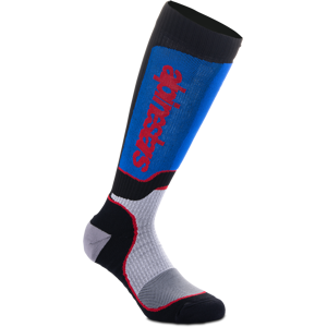 Alpinestars Calze Cross Bambino  Plus Socks Nero-Bianco-Blu Royal