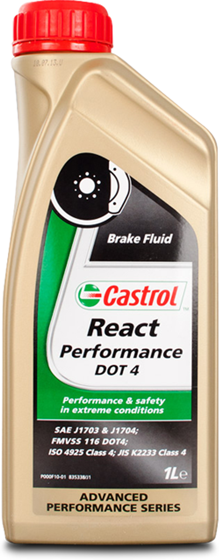 Castrol Liquido Freni React Performance DOT4