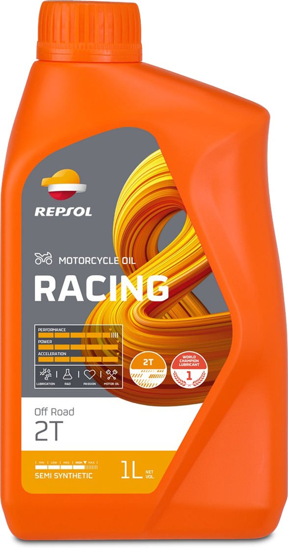 Repsol Olio Motore Cross Racing Off Road 2T 1L