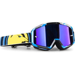 Raven Maschera  Strike Lente Doppia Lente Ipno Blu Specchio