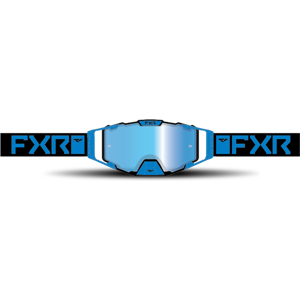 FXR Maschera Cross  Pilot Blu Lente Bronze HiDef/Blue Ice