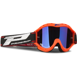 Progrip Maschera Cross Bambino  3101 Lente Doppia Arancio Fluo