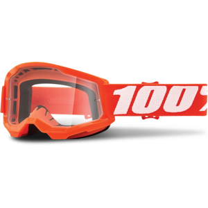 100% Maschera Cross Bambino  Strata 2 Arancio