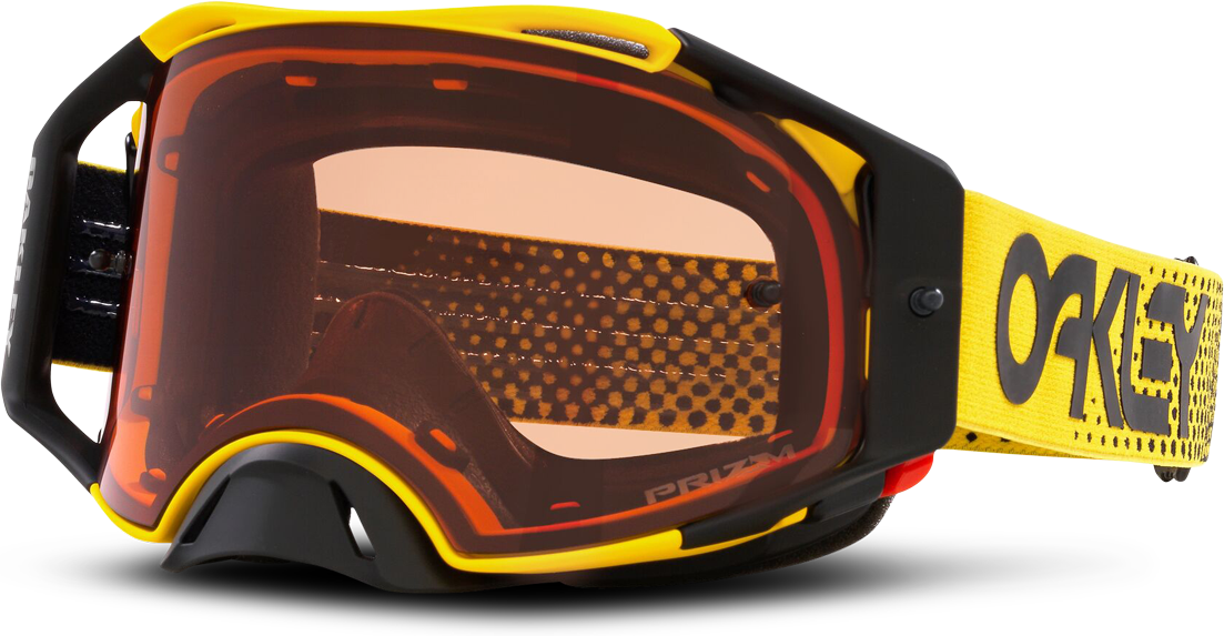 Oakley Maschera Cross  Airbrake Moto-Giallo