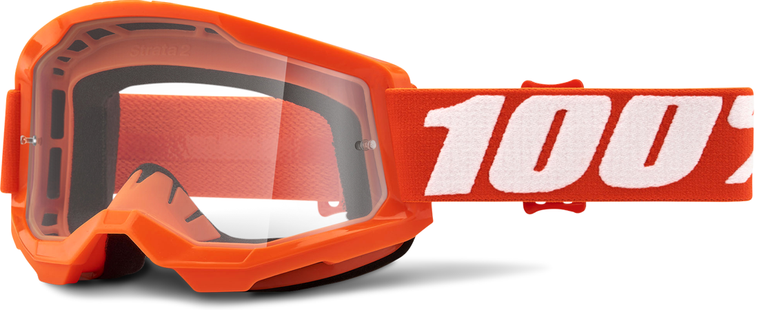 100% Maschera Cross  Strata 2 Arancio 100% Maschera Cross  Strata 2 Arancio