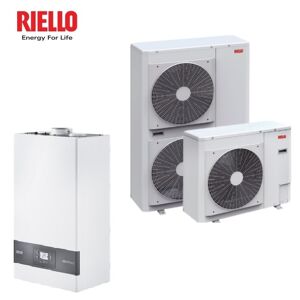 Riello Residence 30 Kis Completa Di Kit Scarico Fumi Caldaia A Condensazione Con Pompa Di Calore Integrata Nxh Unit M 008 – Sistema Ibrido