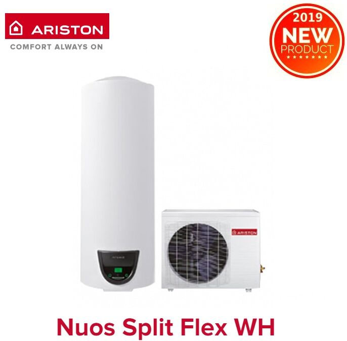 Scaldabagno A Pompa Di Calore Ariston Nuos Split Flex 150 Wh Con Accumulo Di 150 Lt - New Erp