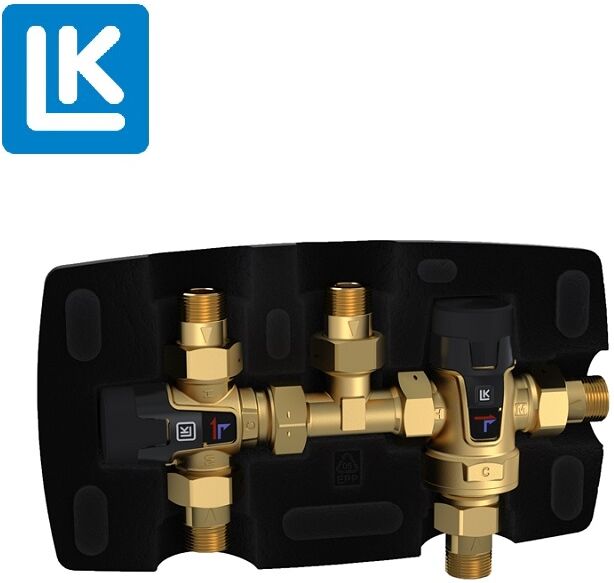 LK Armatur Kit Gruppo Valvola Miscelatrice E Deviatrice Lk 551 Hydrokit Solar Per Caldaia Pannello Solare Con Kit Di Connessione