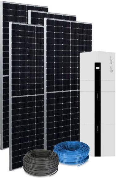 Kit Fotovoltaico Da 4,92 Kw Composto Da Sistema Di Accumulo Elettrico Clivet Sinergy 51.10 Con 2 Pacchi Batteria Da 5 Kwh Con Inverter Monofase Da 5 Kw Più Pannelli Solari Monocristallini Suntech Ultra V Pro Mini Da 410 W E Kit Cavo Collegamenti