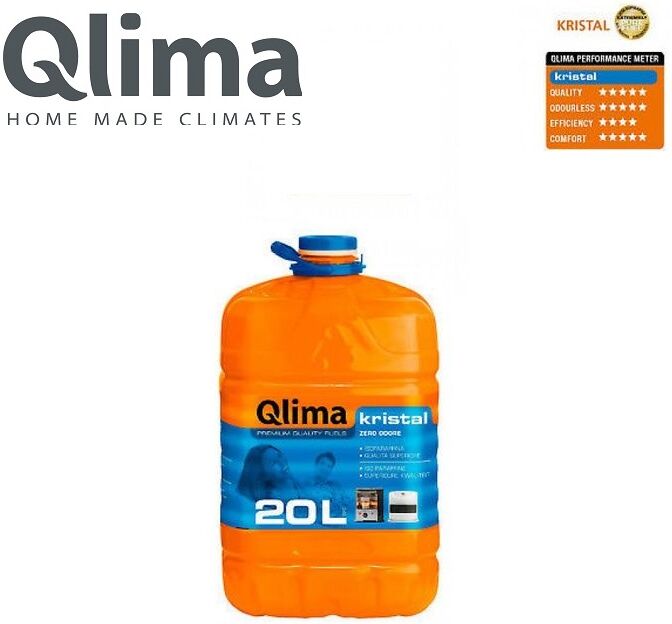 Qlima Combustibile Liquido Inodore Universale Zibro Kristal By Qlima Per Stufe - 20 Litri