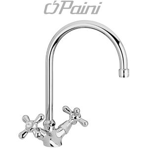 Paini Monoforo Lavello Con Bocca Tubo Orientabile Liberty 17cr572