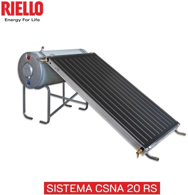 Ambiente e Calore Pannello Solare Termico A Circolazione Naturale Riello Csna 20 Rs 300/2 30° Con Bollitore 300l Cod 20087672