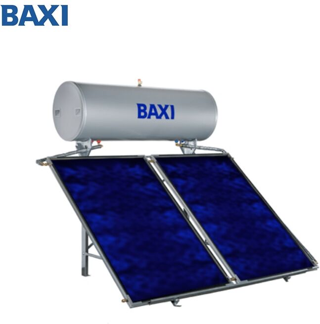 Pannello Solare Termico A Circolazione Naturale Baxi Mediterraneo Slim Pannello Sts+ 2.0 Con Bollitore 300l - Codice 7749081