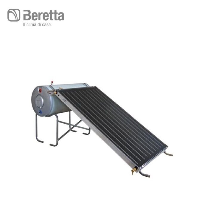 Pannello Solare Termico A Circolazione Naturale Beretta Nb-Sol A Tetto Piano 150/1 Tp Ad 1 Collettore - Cod. 20100366