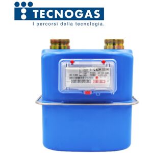 Tecnogas Contatore Gas Compatto G4 6 M3/h Acciaio -Attacchi 1