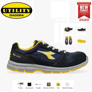 Scarpe Antinfortunistica Diadora Utility Run Text Low S1p Src Esd - Colore Dark Navy Cod. 701.175305