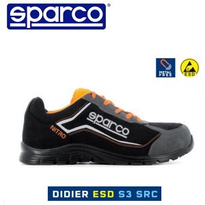 Scarpe Antinfortunistica Sparco Teamwork Nitro Didier S3 Src Colore Nero/grigio - Cod. 07522nrgr - New