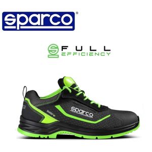 Scarpe Antinfortunistica Sparco Teamwork Indy Forester Esd S3s Sr Lg Colore Nero/verde Fluo - Cod. 07540nrvf - New